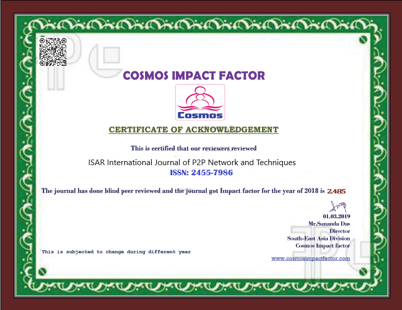 IJP2P-High Impact Factor